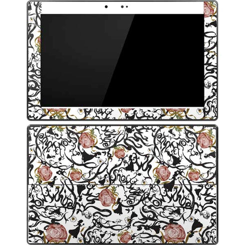 Disney Snow White Roses and Character Silhouette Surface Pro Tablet Skin